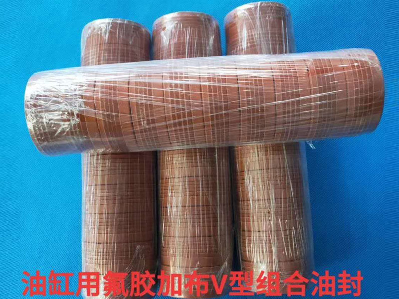油缸用（yòng）氟膠加布V型組（zǔ）合油封